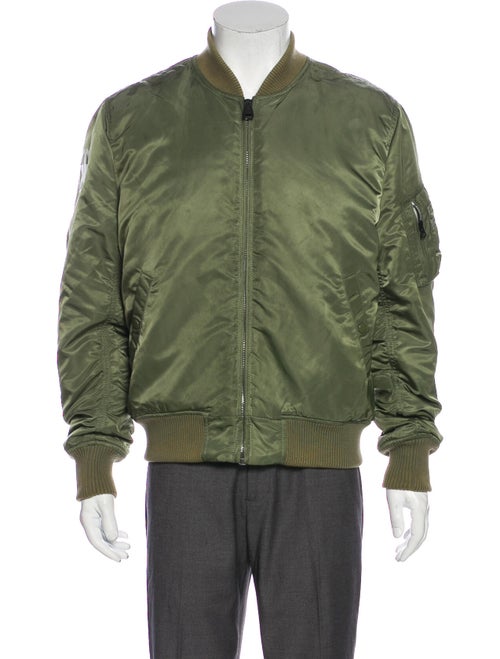 Amiri Graphic Print Bomber Jacket Green