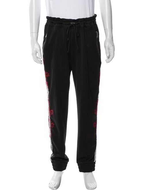 Amiri Graphic Print Joggers Black