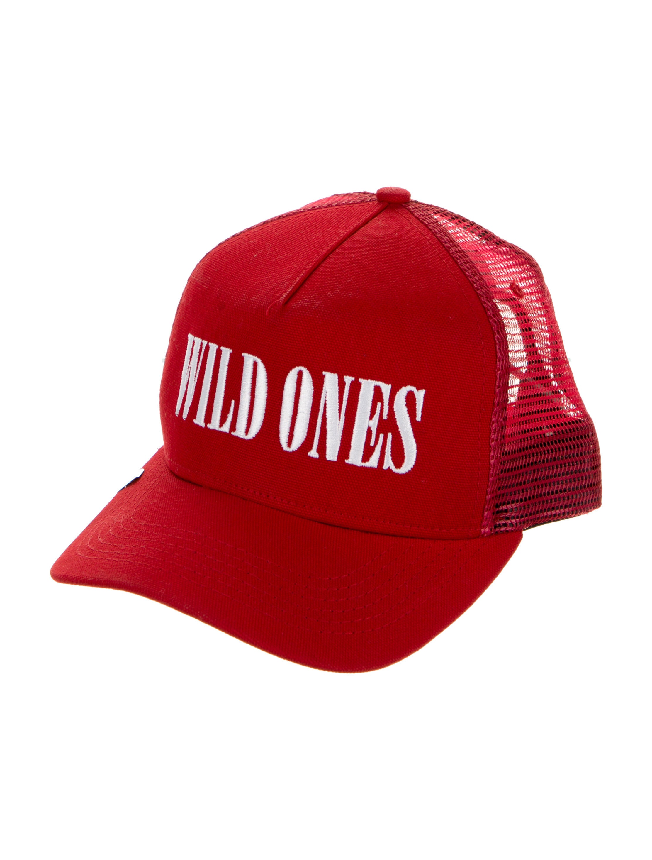 Amiri Wild Ones Trucker Hat - Red Hats, Accessories - AMIRI29039