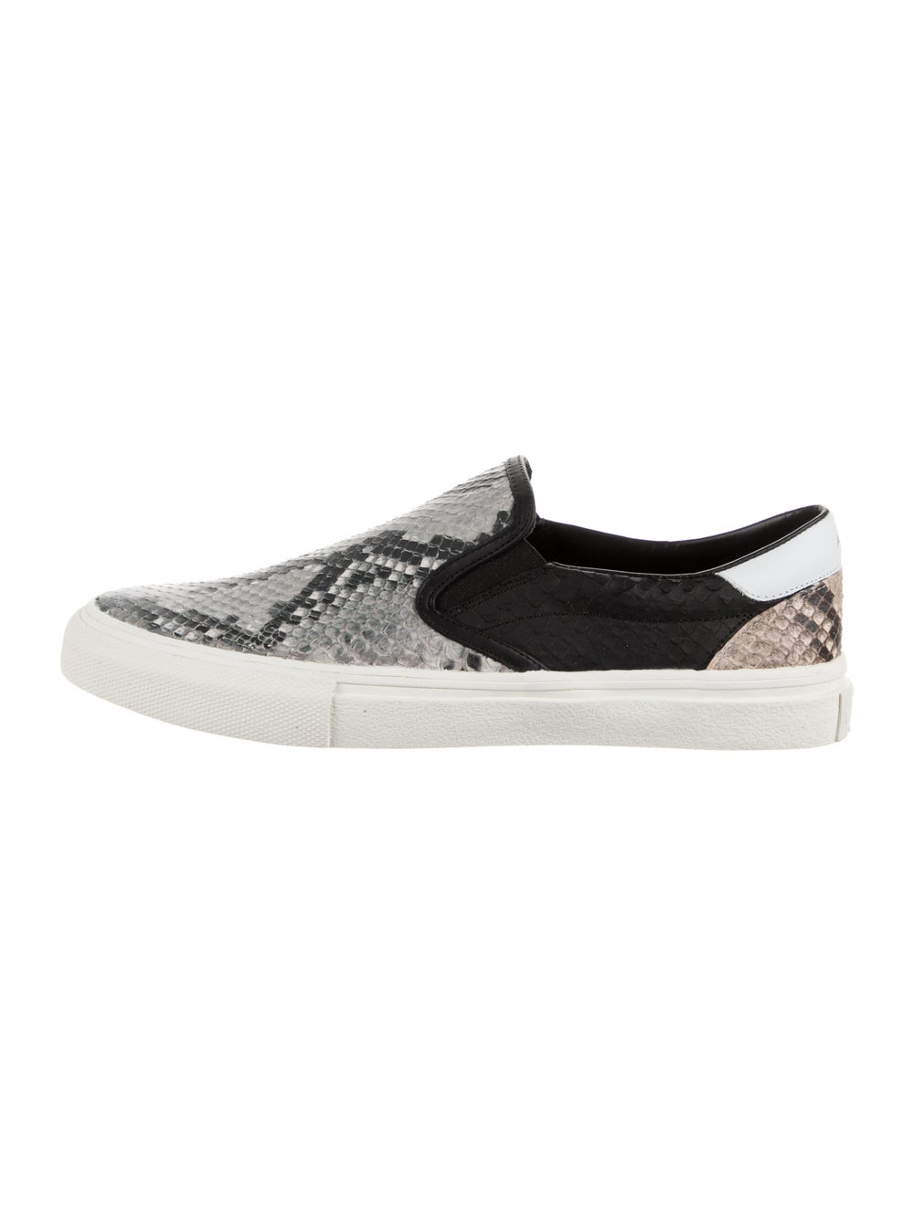 Amiri Snakeskin Animal Print Sneakers - image 1