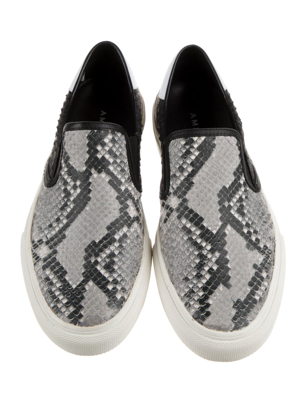 Amiri Snakeskin Animal Print Sneakers - image 3
