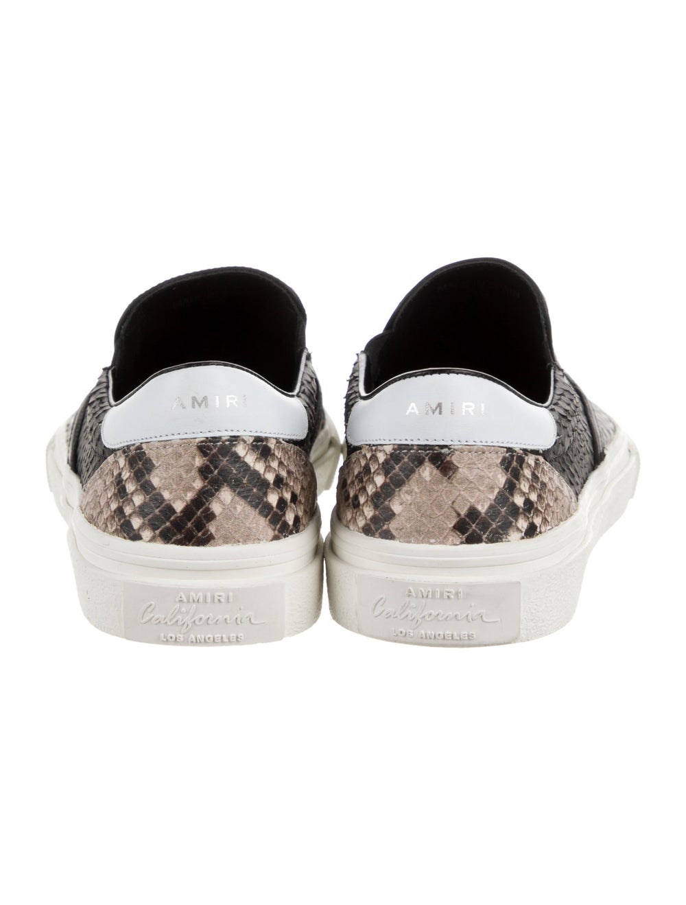 Amiri Snakeskin Animal Print Sneakers - image 4