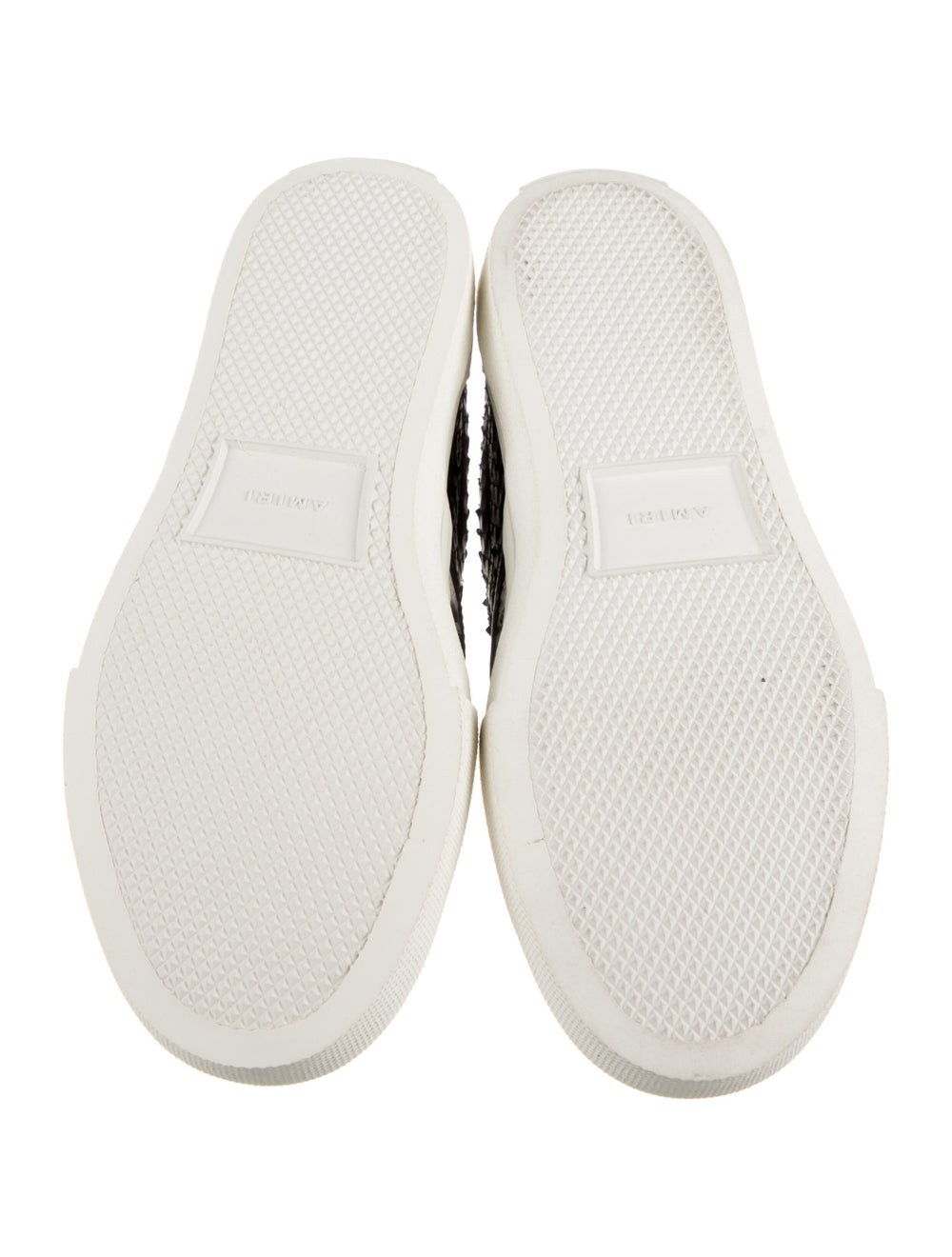Amiri Snakeskin Animal Print Sneakers - image 5