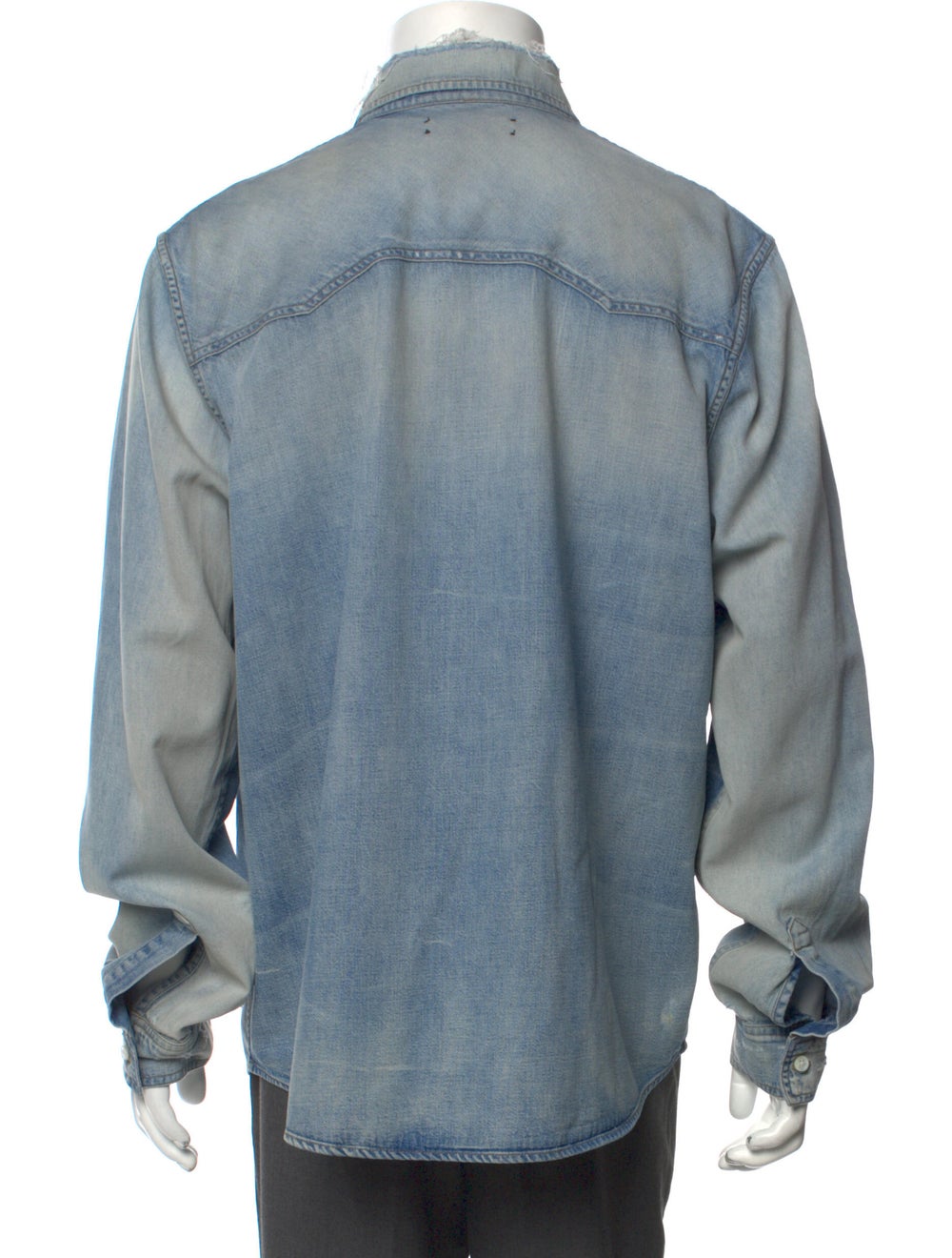 Amiri Long Sleeve Denim Shirt - image 3