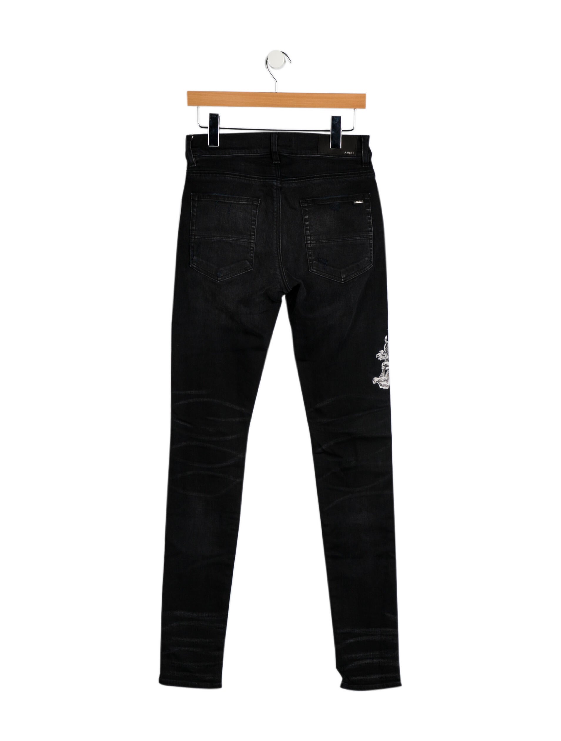 Amiri Skinny Jeans w/ Tags Black, 10.5" Rise Jeans, Clothing