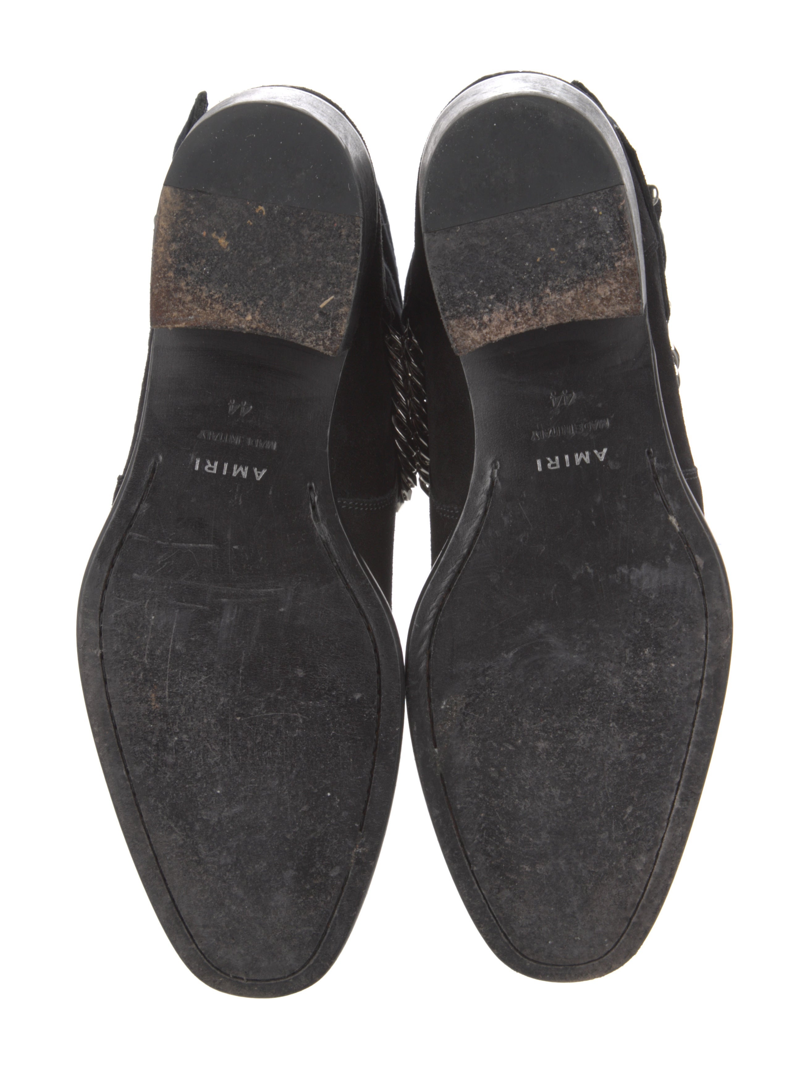 Amiri Suede Printed Boots