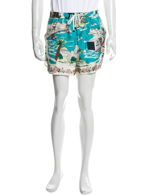 Amiri Graphic Print Robe