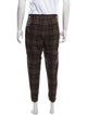 Amiri Plaid Print Pants