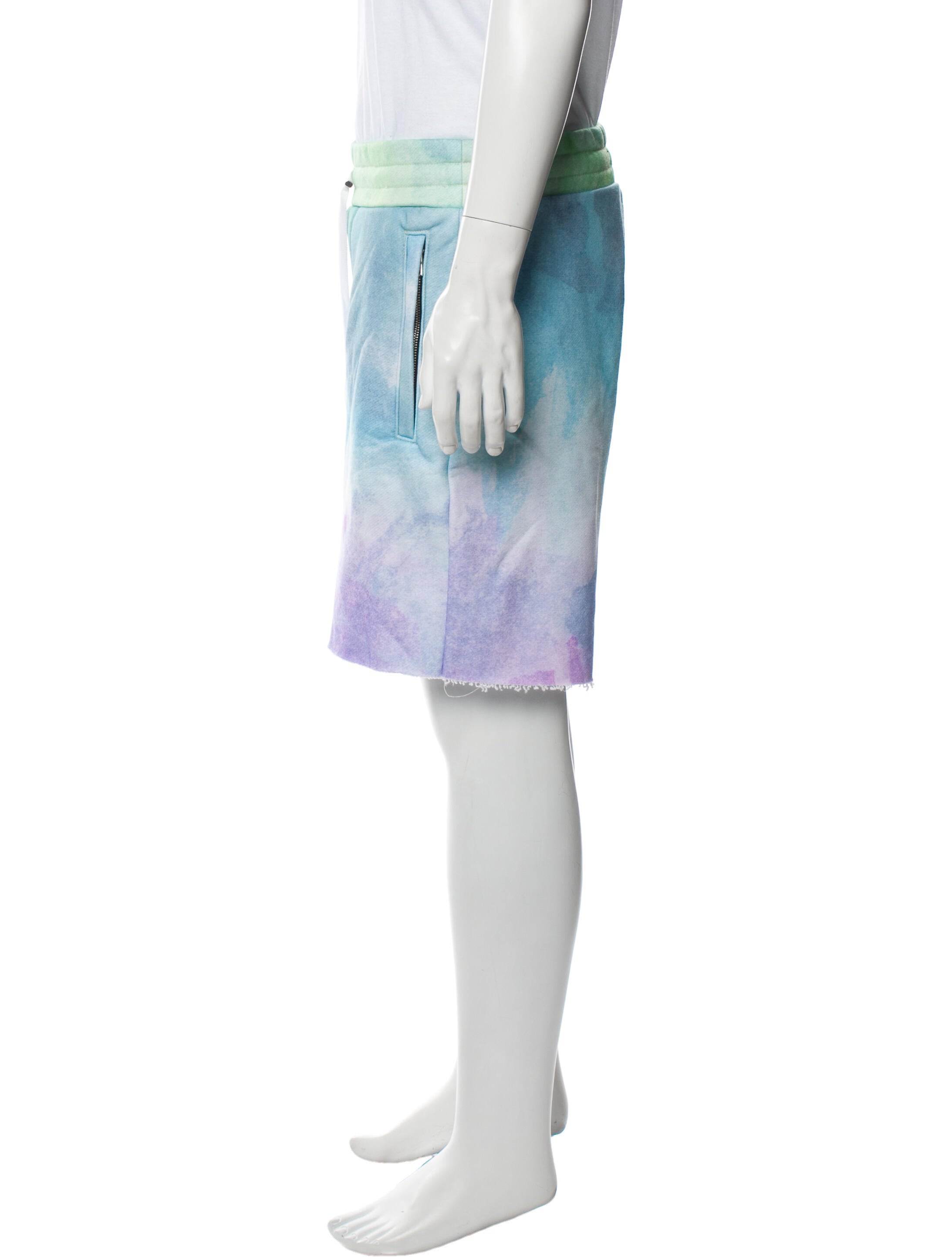 Amiri Tie-Dye Print Jogger Shorts