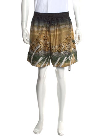 Amiri Graphic Print Jogger Shorts