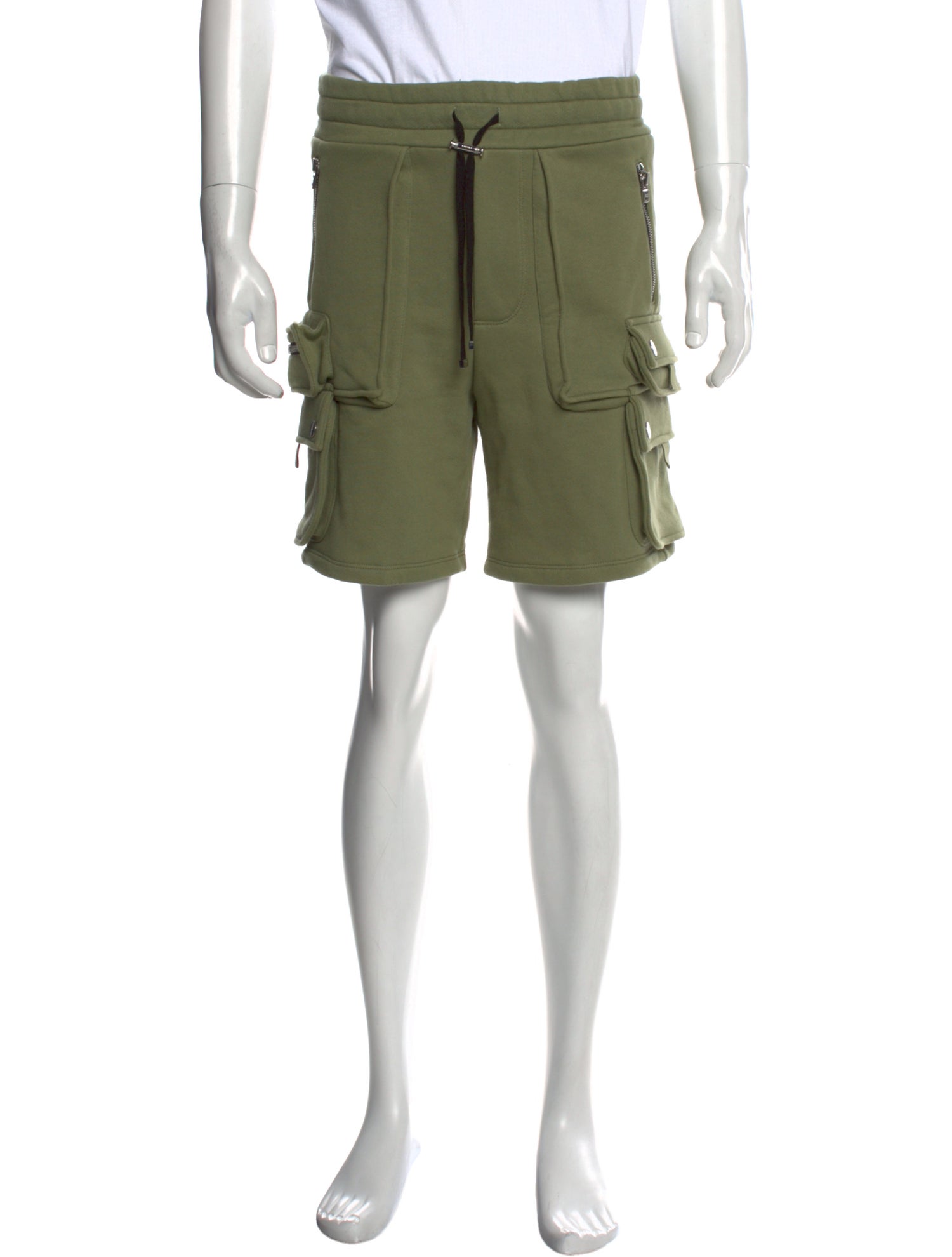 Amiri Cargo Shorts - Green, 9.75\