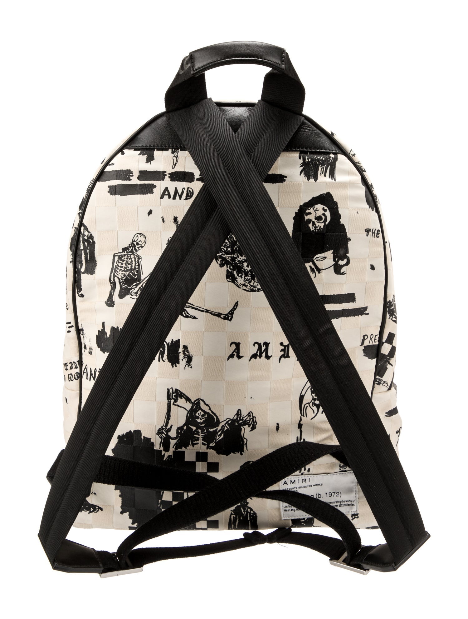 Amiri 2022 Wes Lang Sketch Backpack - Neutrals Backpacks, Bags