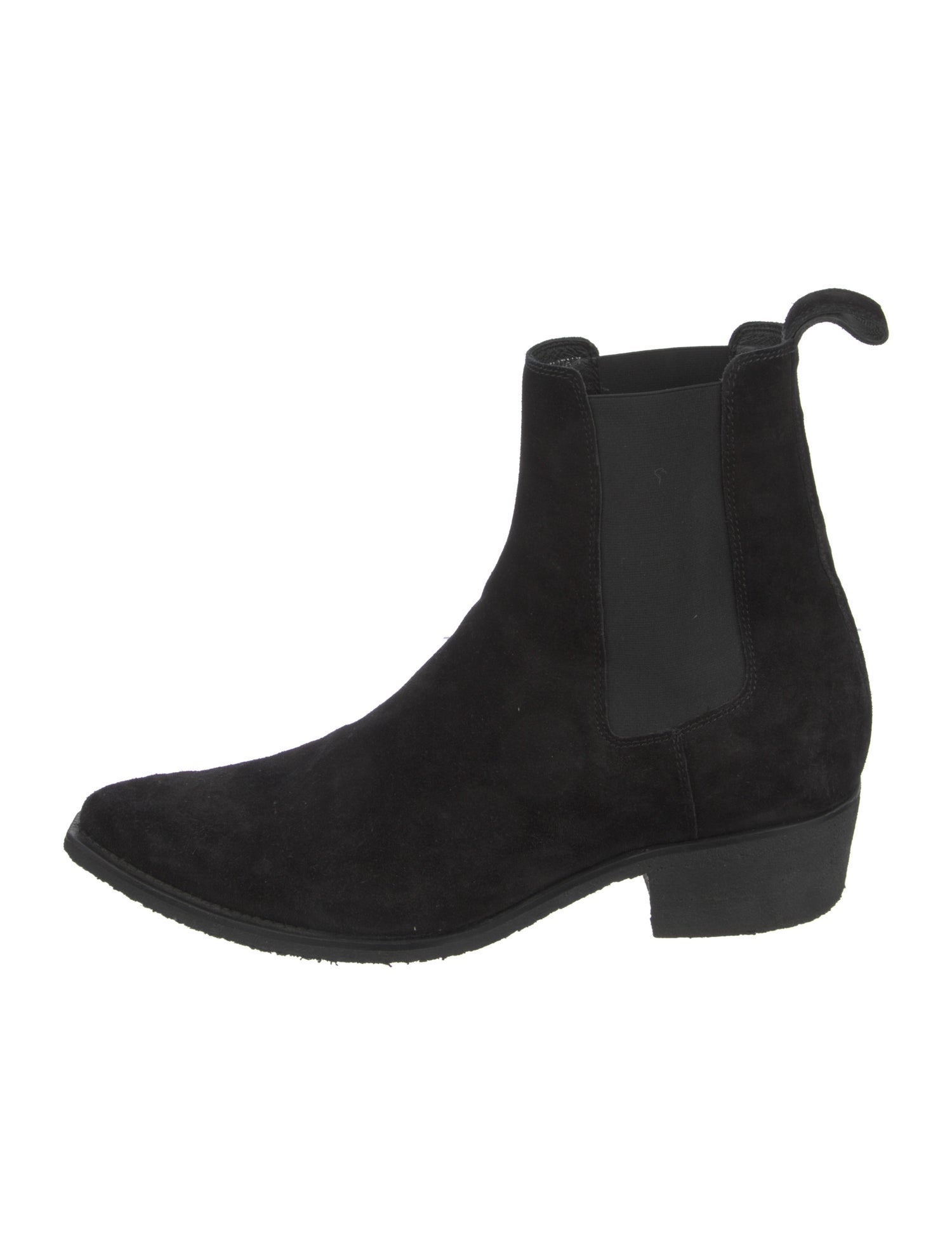 Amiri Suede Chelsea Boots - Black Boots, Shoes - AMIRI49345 | The RealReal