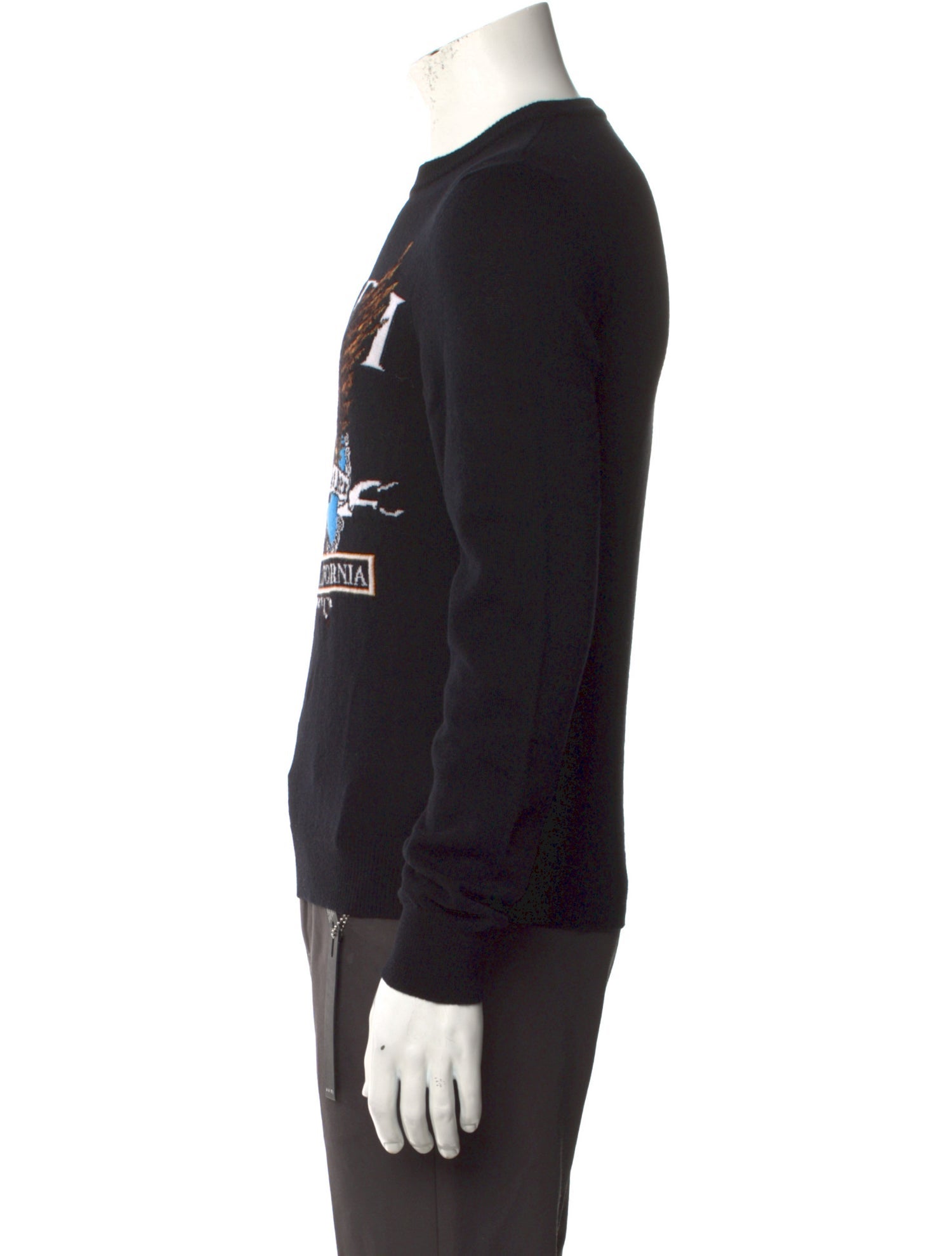 Amiri Cashmere Graphic Print Pullover