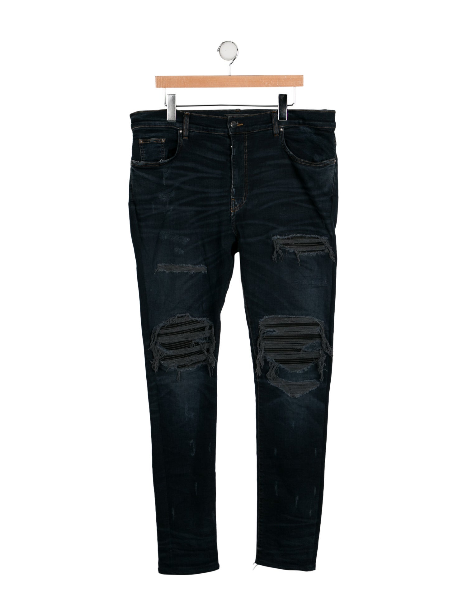 Amiri Moto Jeans Blue, 11.5" Rise Jeans, Clothing AMIRI52366 The