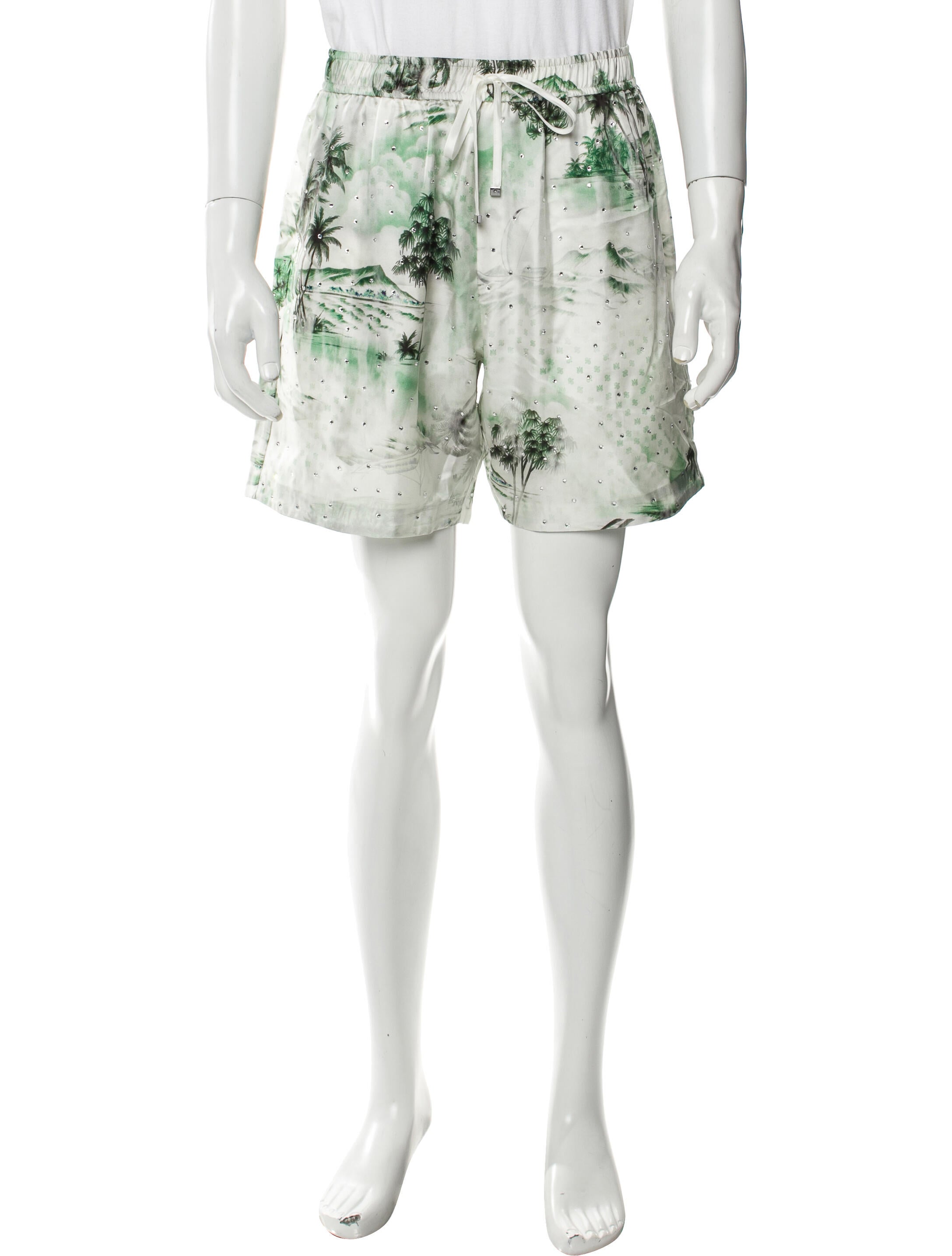 Amiri Silk Jogger Shorts w/ Tags