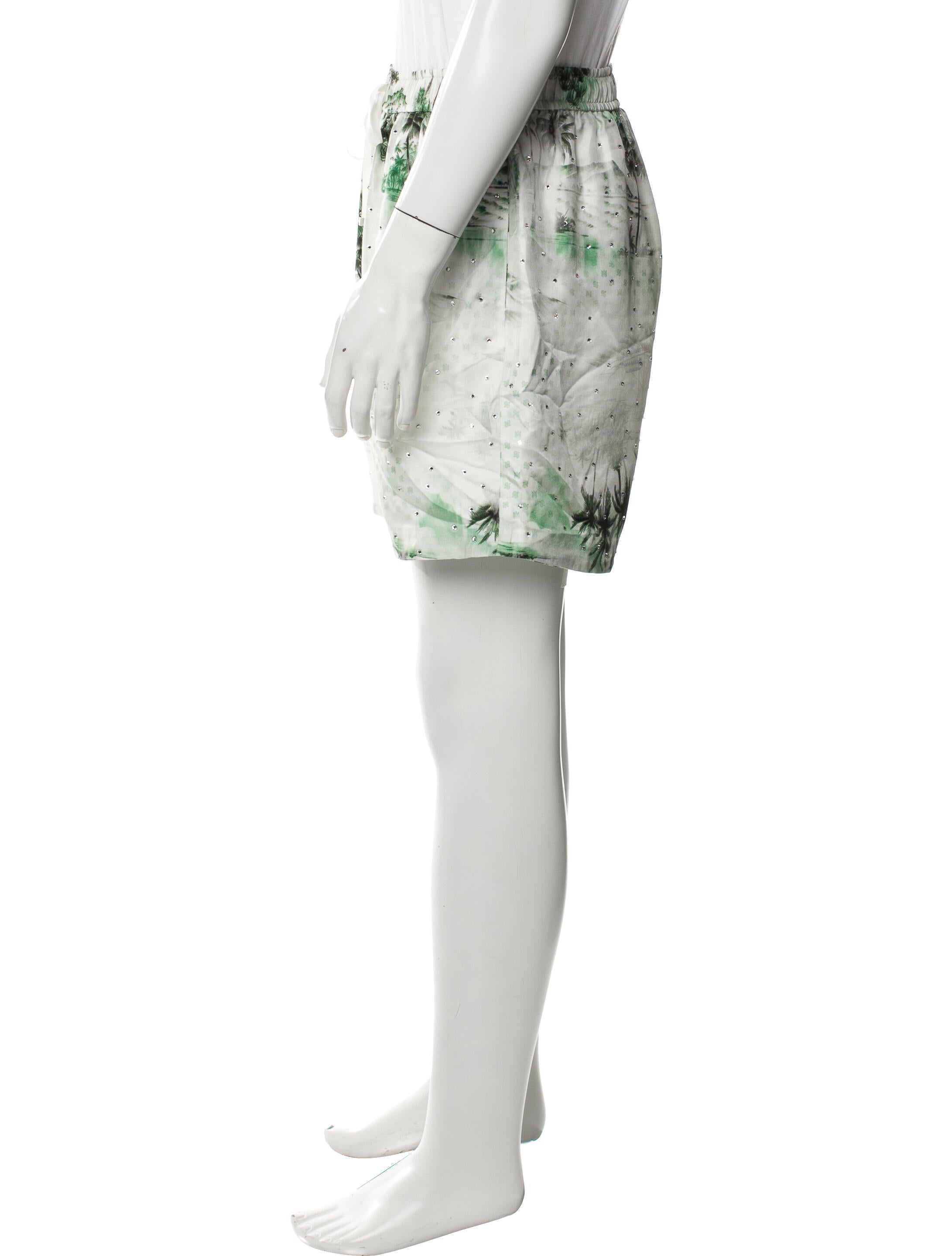 Amiri Silk Jogger Shorts w/ Tags