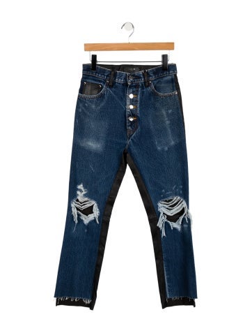 Amiri Jeans High-Rise Straight Leg S