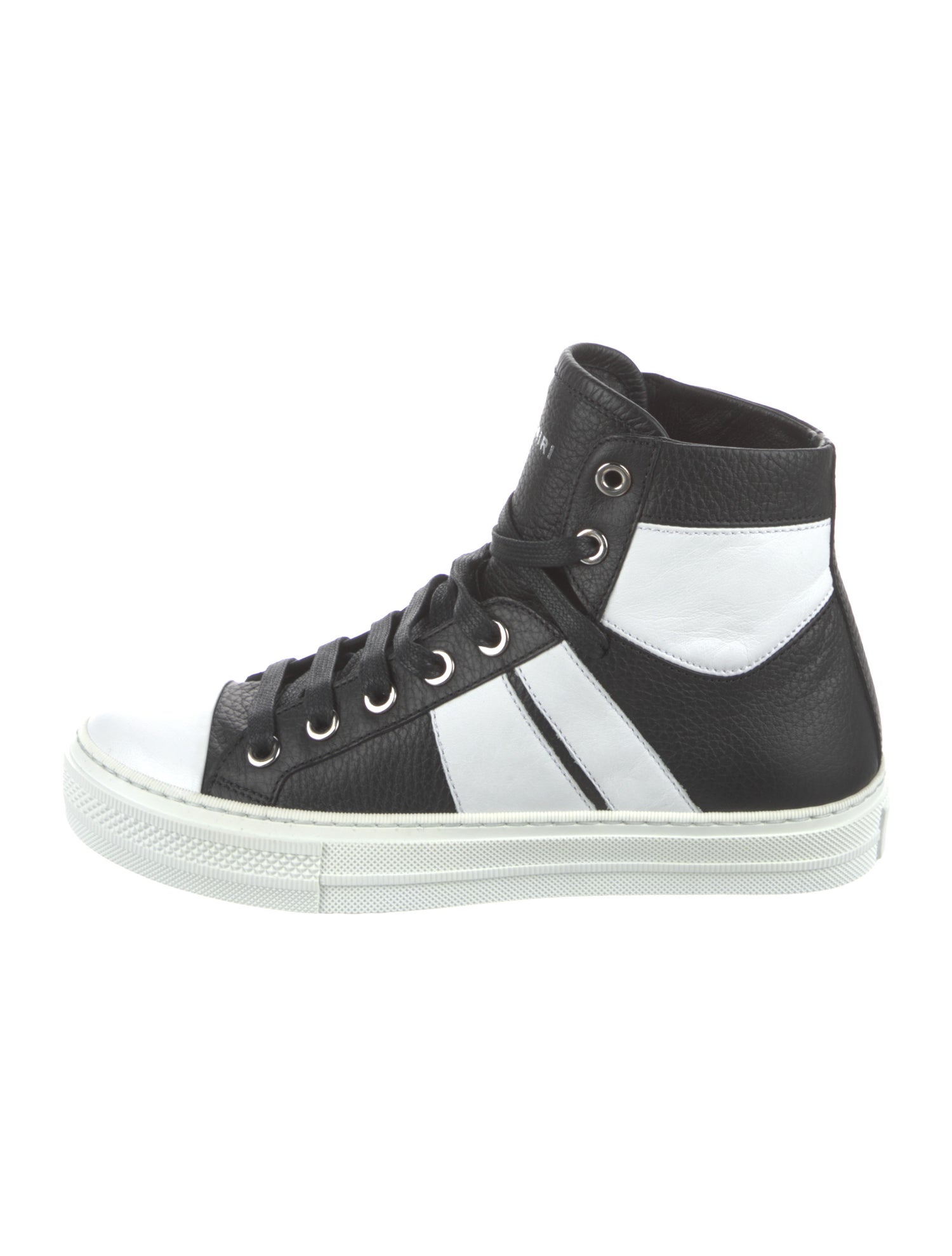 Amiri Leather Printed Sneakers