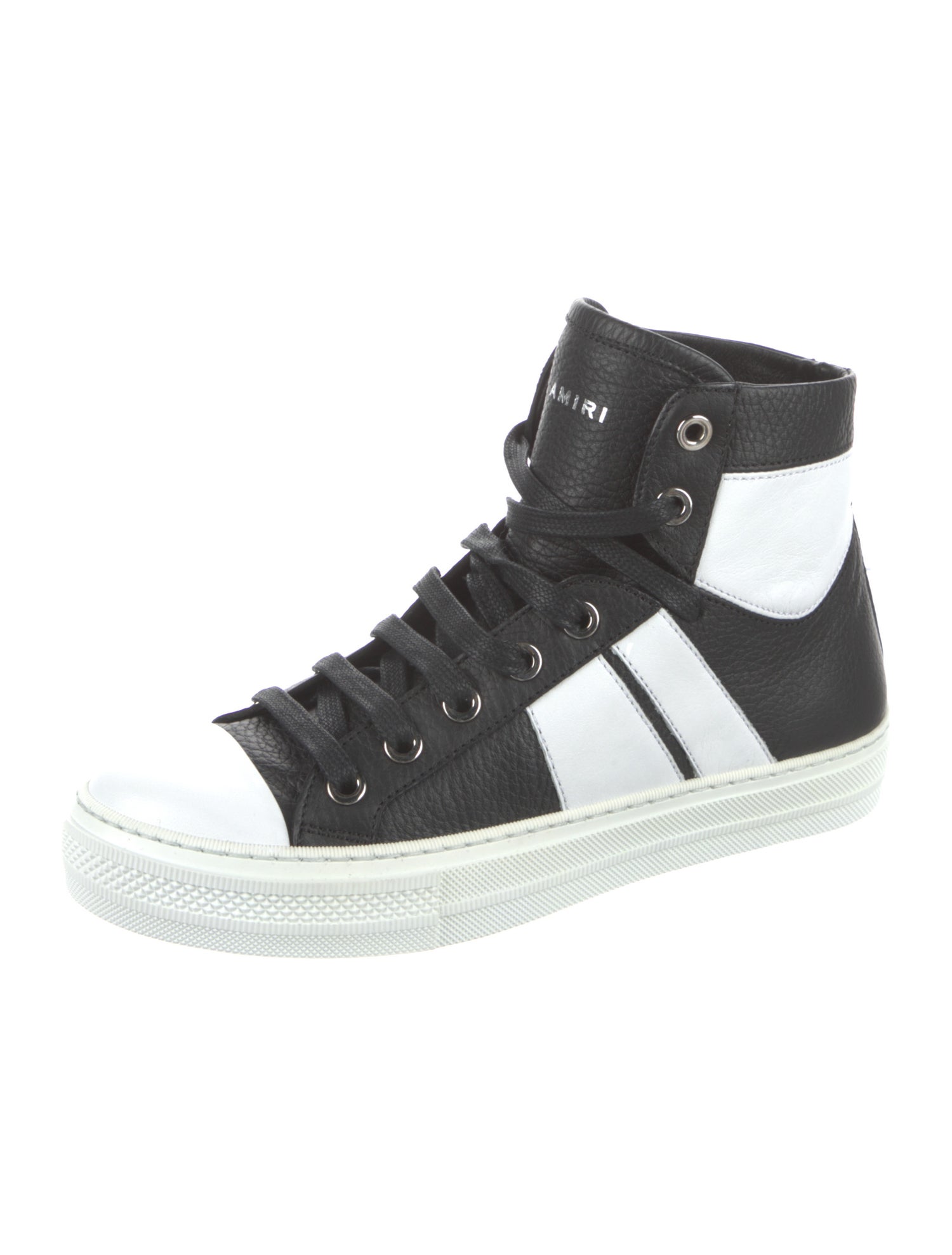 Amiri Leather Printed Sneakers