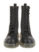 Amiri Leather Combat Boots