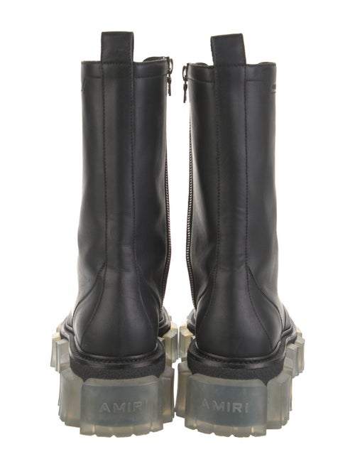 Amiri Leather Combat Boots