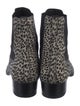 Amiri Ponyhair Animal Print Chelsea Boots