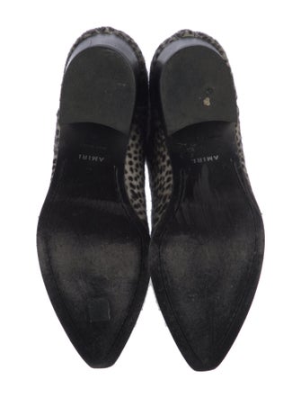Amiri Ponyhair Animal Print Chelsea Boots