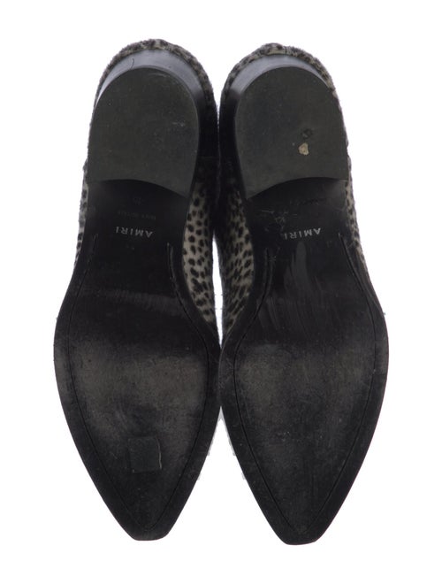 Amiri Ponyhair Animal Print Chelsea Boots