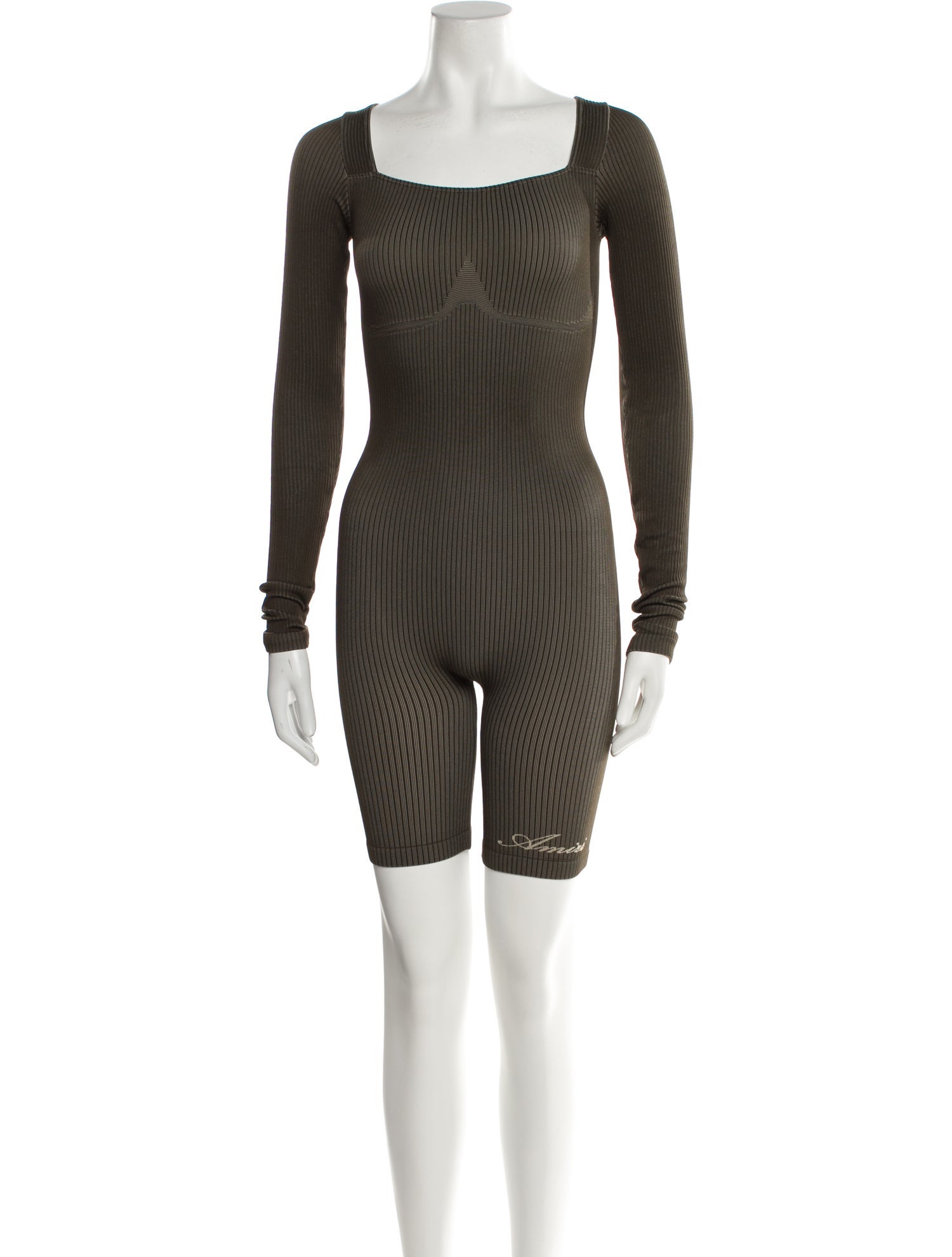 Amiri Square Neckline Romper