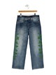 Amiri Cross Embroidered Casual Jeans