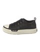 Amiri Leather Glitter Accents Sneakers