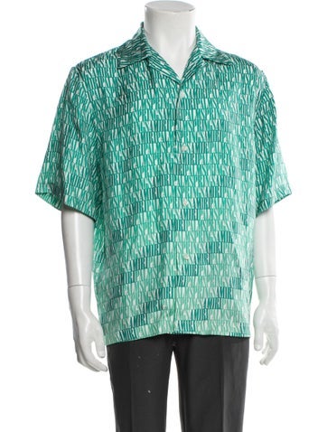 Amiri Casual Shirts Silk Printed Shirt US 50 | XXL