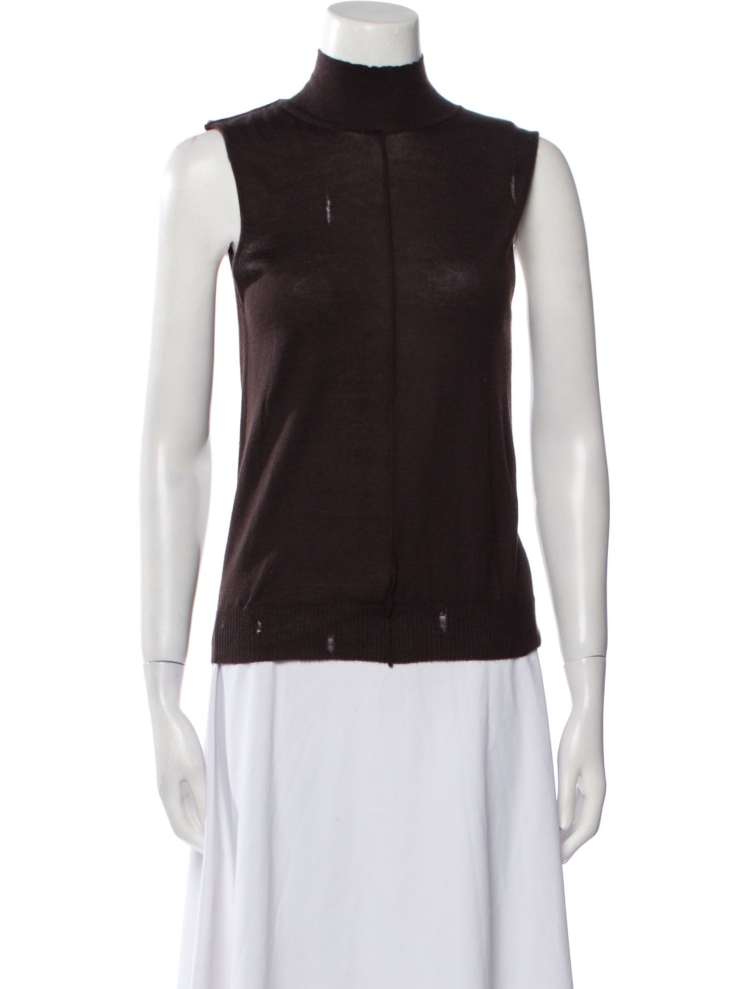 Amiri Cashmere Mock Neck Sweater