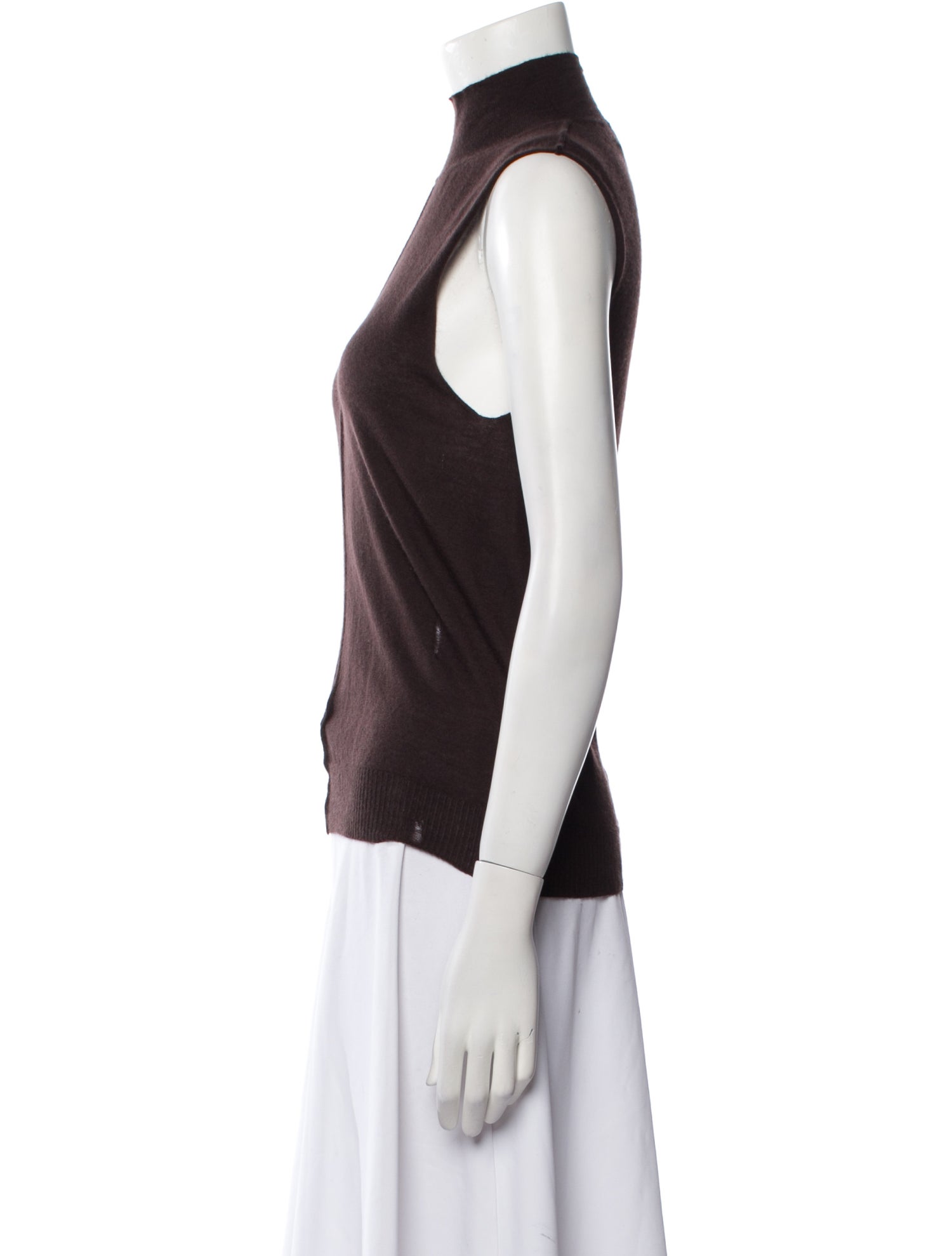 Amiri Cashmere Mock Neck Sweater