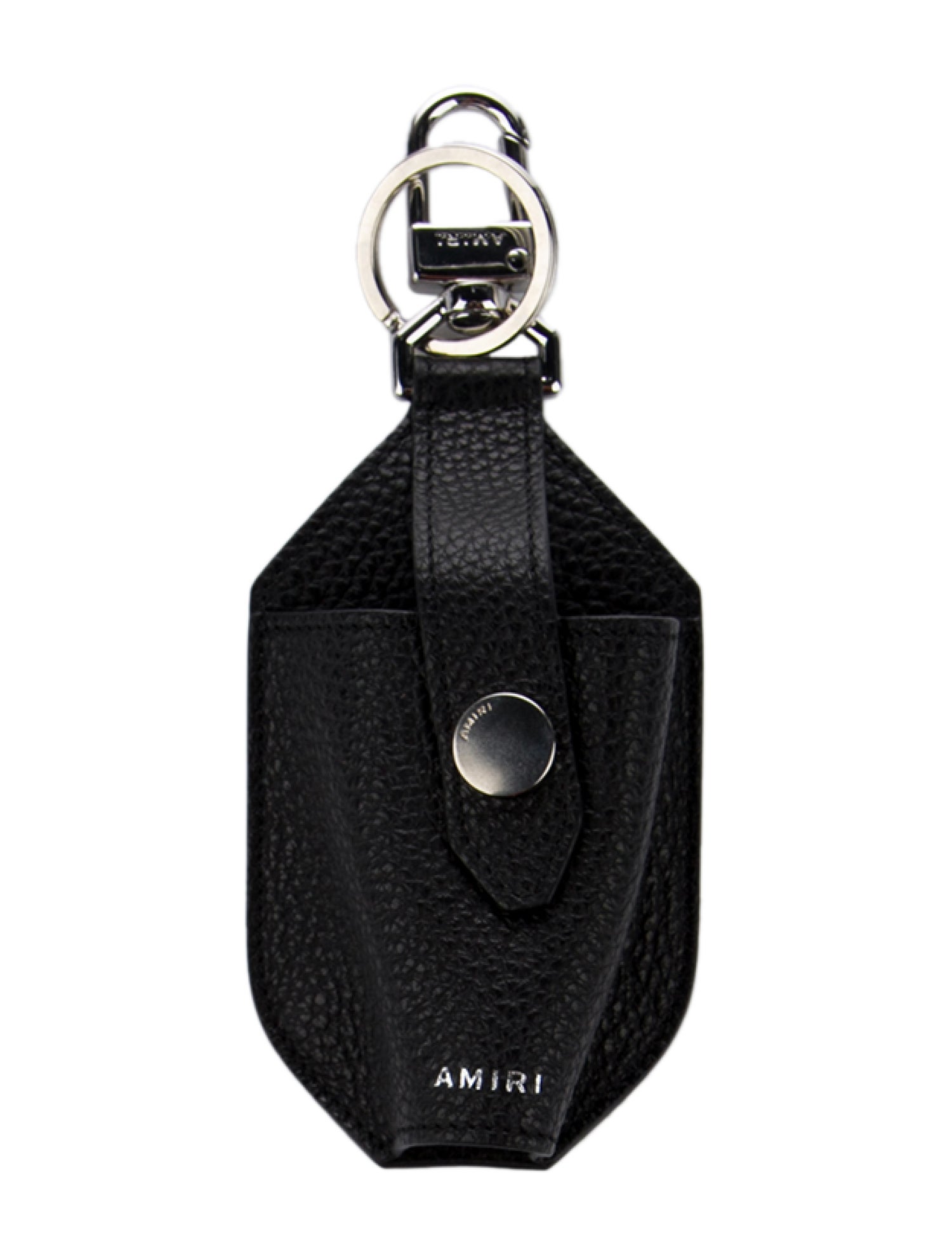 Amiri Leather Hand Sanitizer Keychain