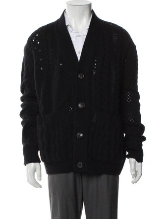 Amiri Wool V-Neck Cardigan