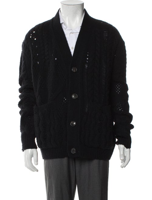 Amiri Wool V-Neck Cardigan
