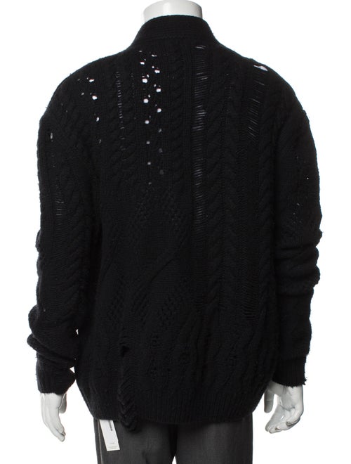 Amiri Wool V-Neck Cardigan
