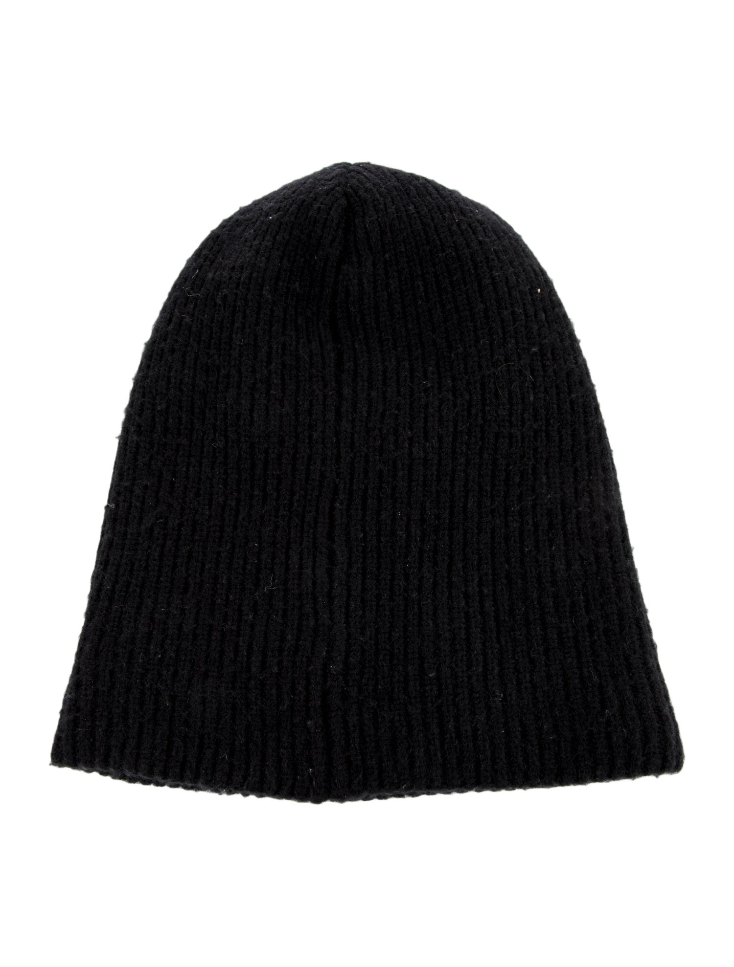 Amiri Leather Trim Wool Beanie