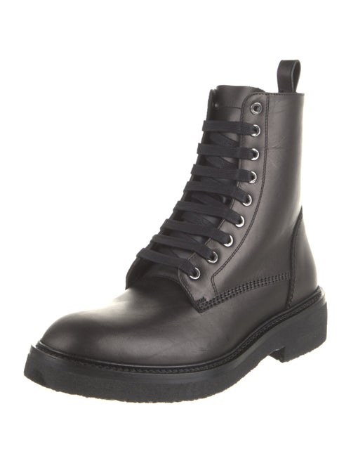 Amiri Leather Combat Boots