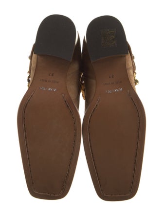 Amiri Suede Chain-Link Accents Moto Boots