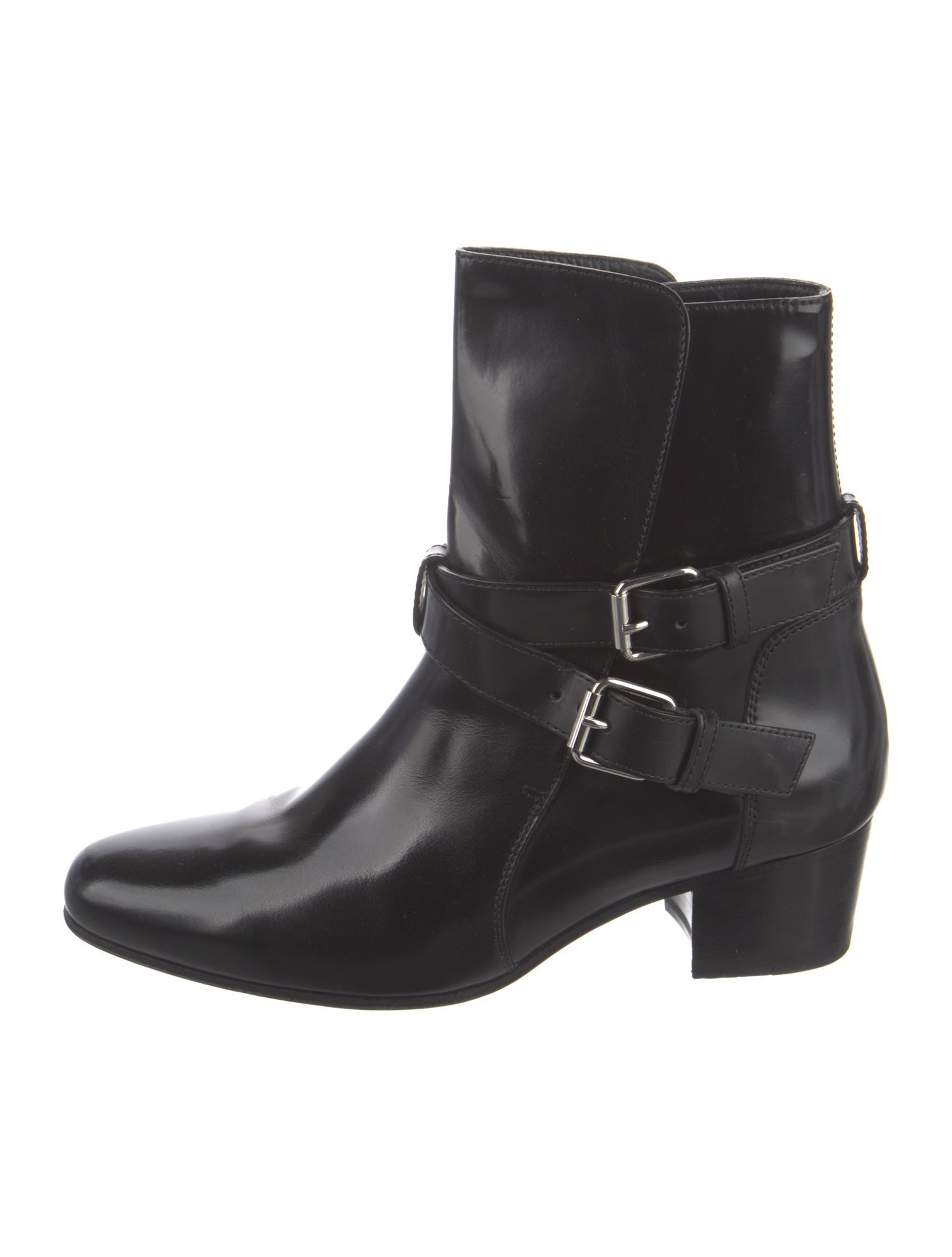 Amiri Leather Moto Boots