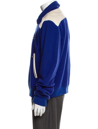 Amiri Wool Colorblock Pattern Denim Jacket