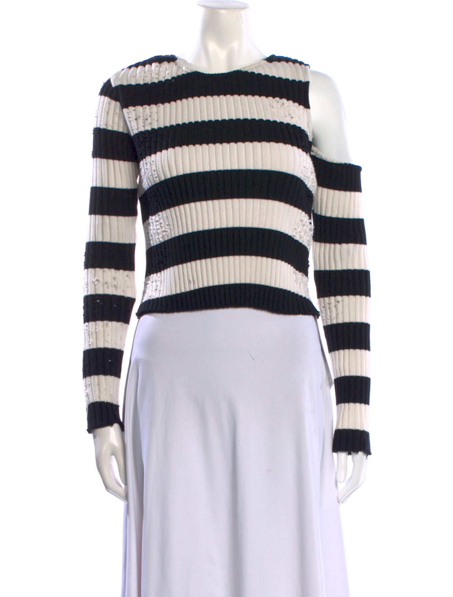 Amiri Distressed Stripe Striped Sweater