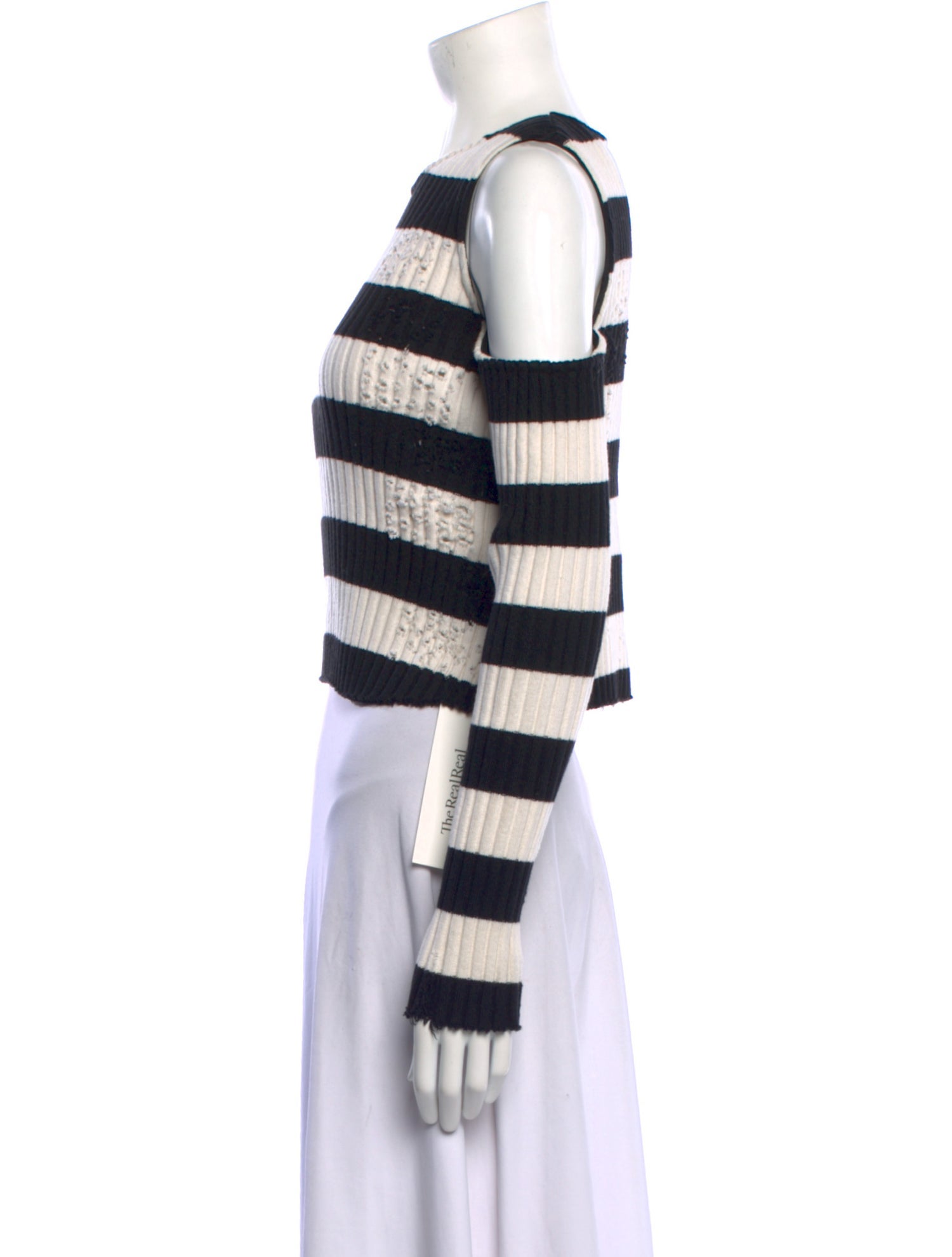 Amiri Distressed Stripe Striped Sweater