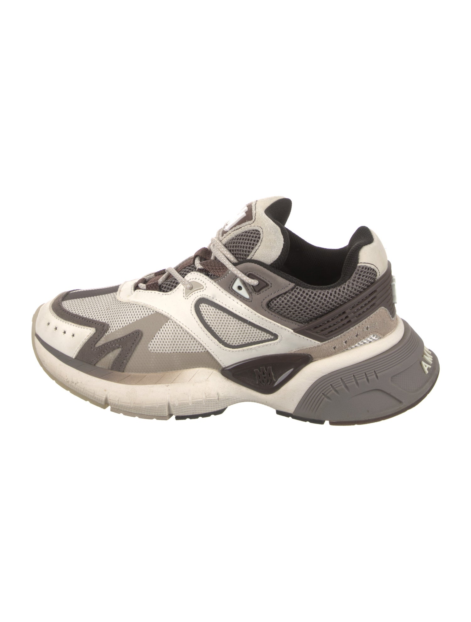 Amiri Rubber Mesh Accents Chunky Sneakers