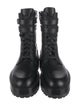 Amiri Leather Combat Boots