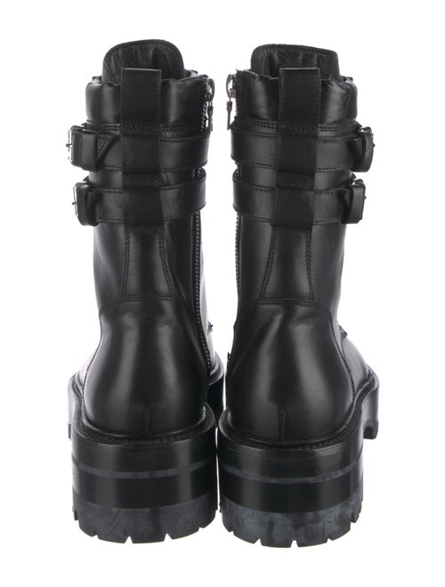 Amiri Leather Combat Boots