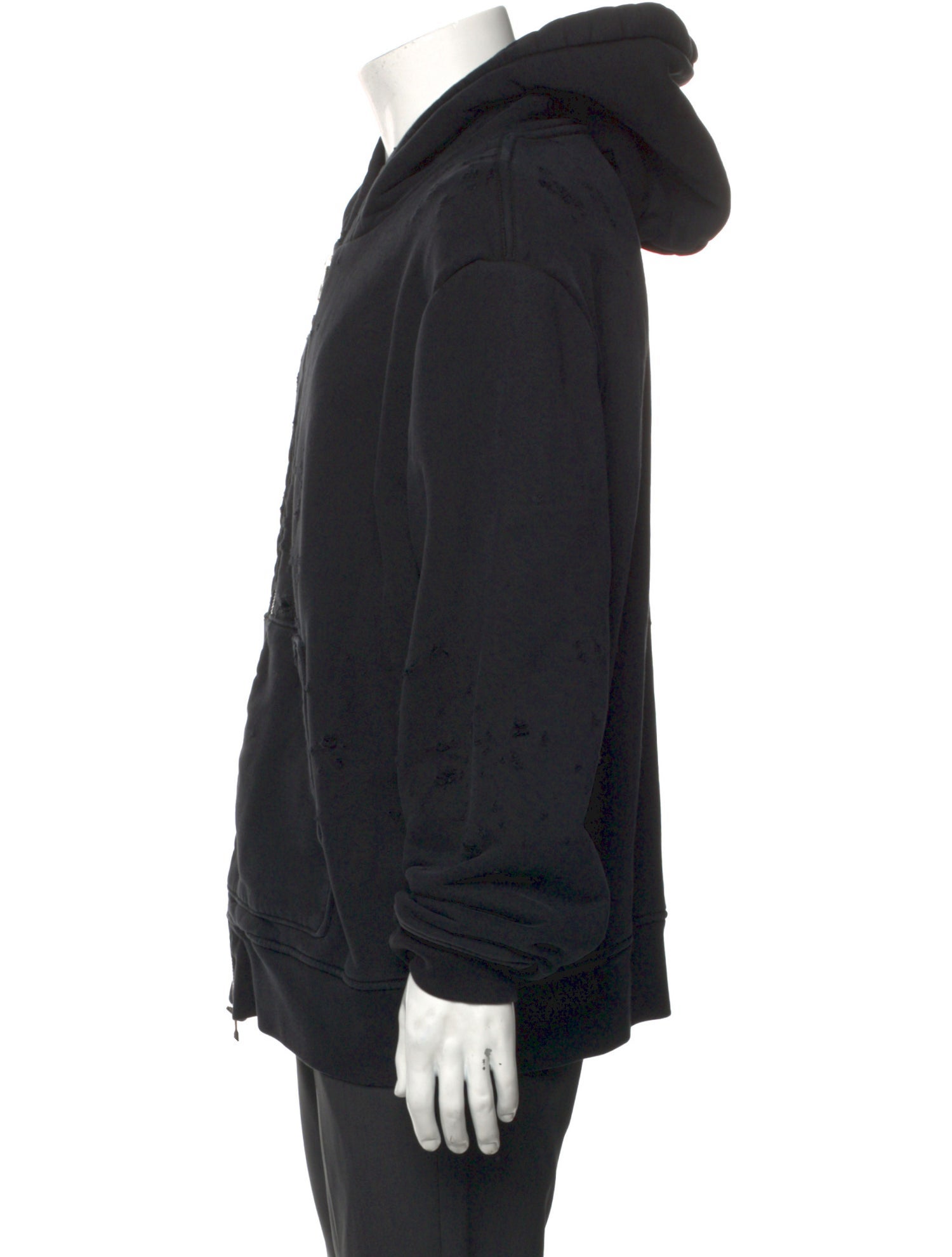 Amiri V-Neck Long Sleeve Hoodie